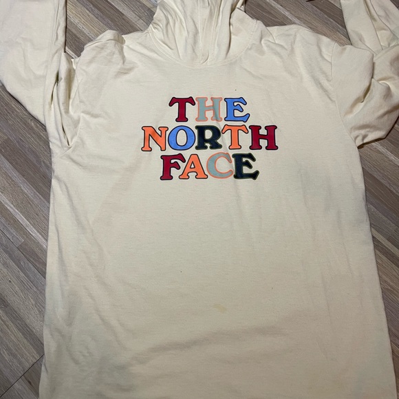 The North Face Summer Feels Triblend hoodie in cream - Picture 2 of 5
